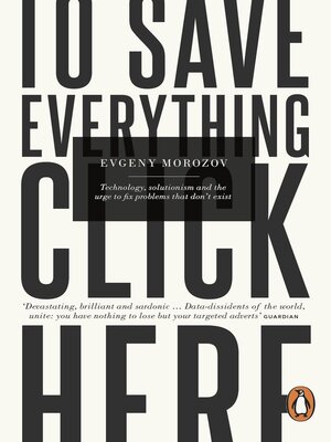 cover image of To Save Everything, Click Here